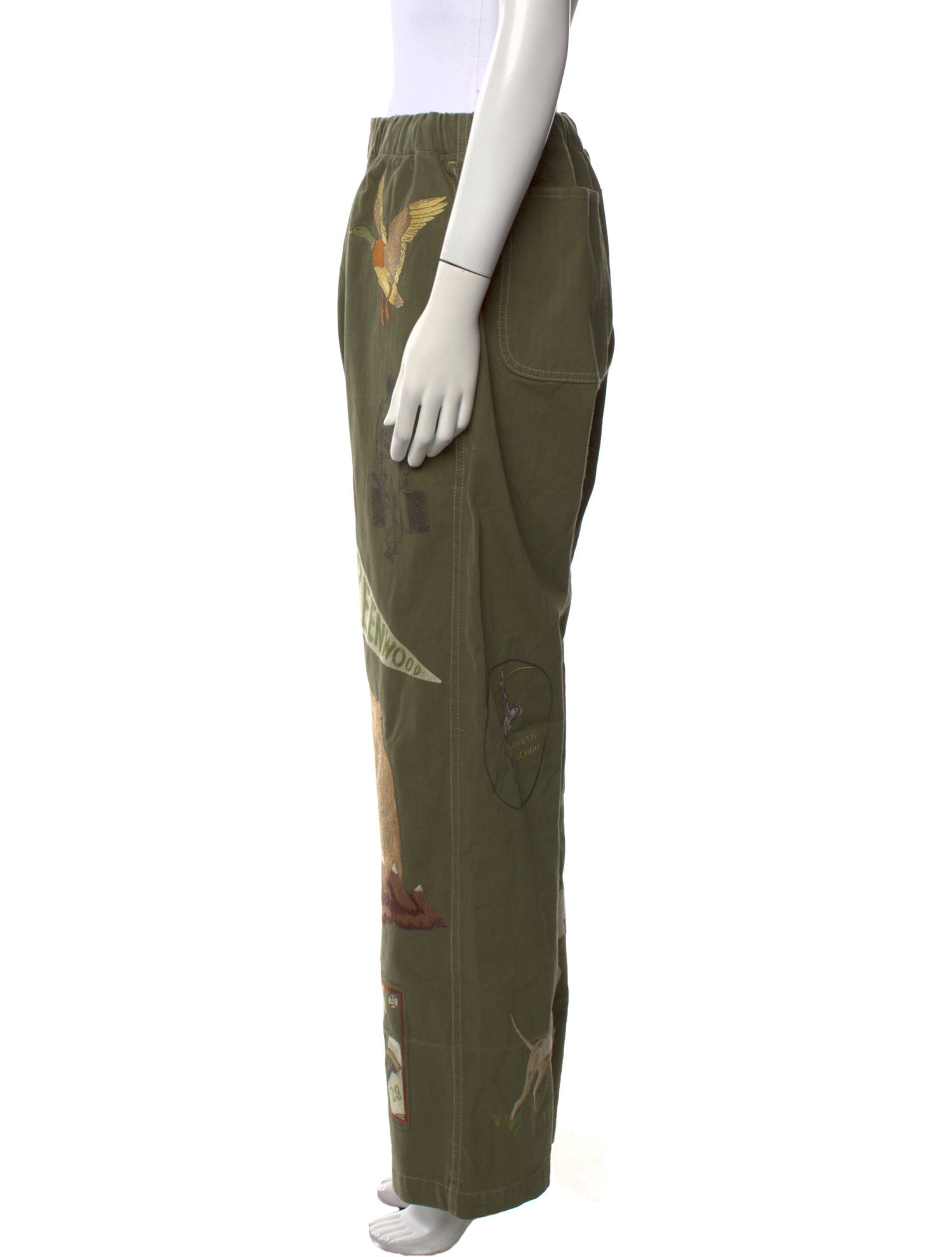 Samuel Zelig Printed Straight Leg Pants