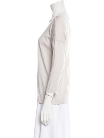 Snobby Sheep Silk Bateau Neckline Sweater