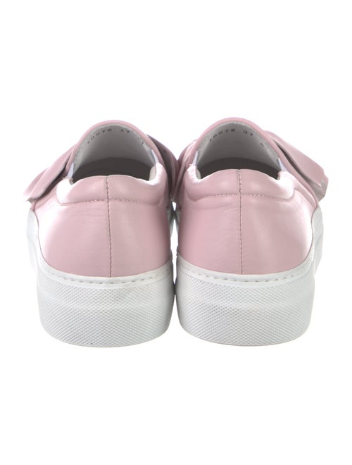 Joshua Sanders Leather Ruffle Embellishment Sneakers