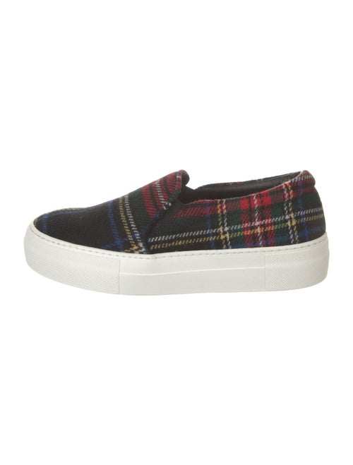 Joshua Sanders Plaid Print Loafer Sneakers