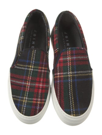 Joshua Sanders Plaid Print Loafer Sneakers