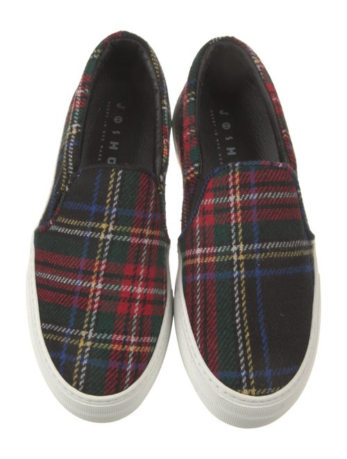 Joshua Sanders Plaid Print Loafer Sneakers