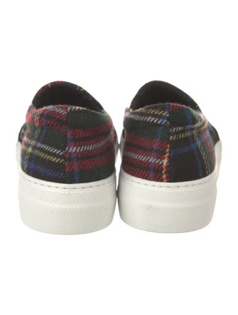 Joshua Sanders Plaid Print Loafer Sneakers