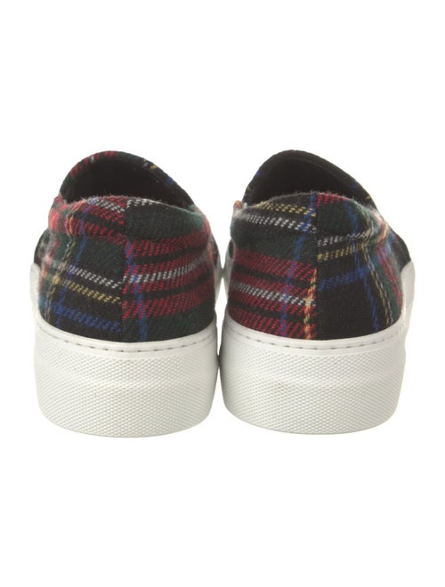 Joshua Sanders Plaid Print Loafer Sneakers