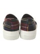 Joshua Sanders Plaid Print Loafer Sneakers