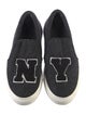 Joshua Sanders Wool Embroidered Accent Sneakers
