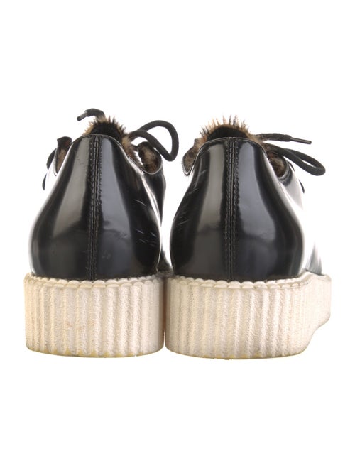 Joshua Sanders Patent Leather Animal Print Oxfords