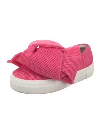 Joshua Sanders Mesh Printed Slingback Flats