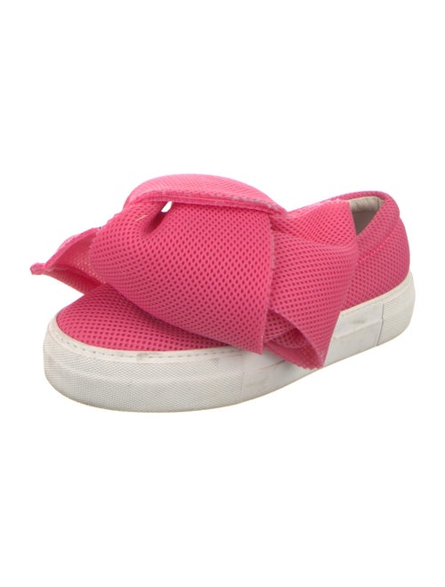 Joshua Sanders Mesh Printed Slingback Flats