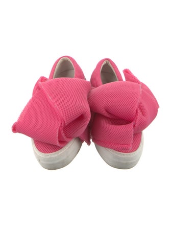 Joshua Sanders Mesh Printed Slingback Flats