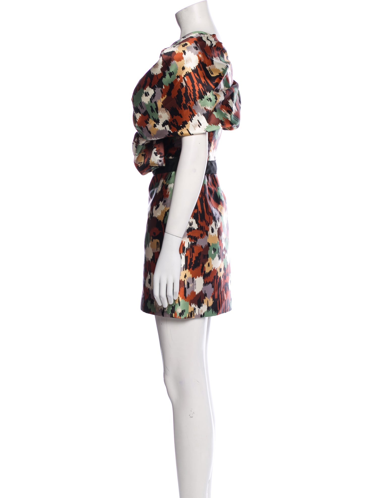 Sandra Weil Printed Mini Dress w/ Tags