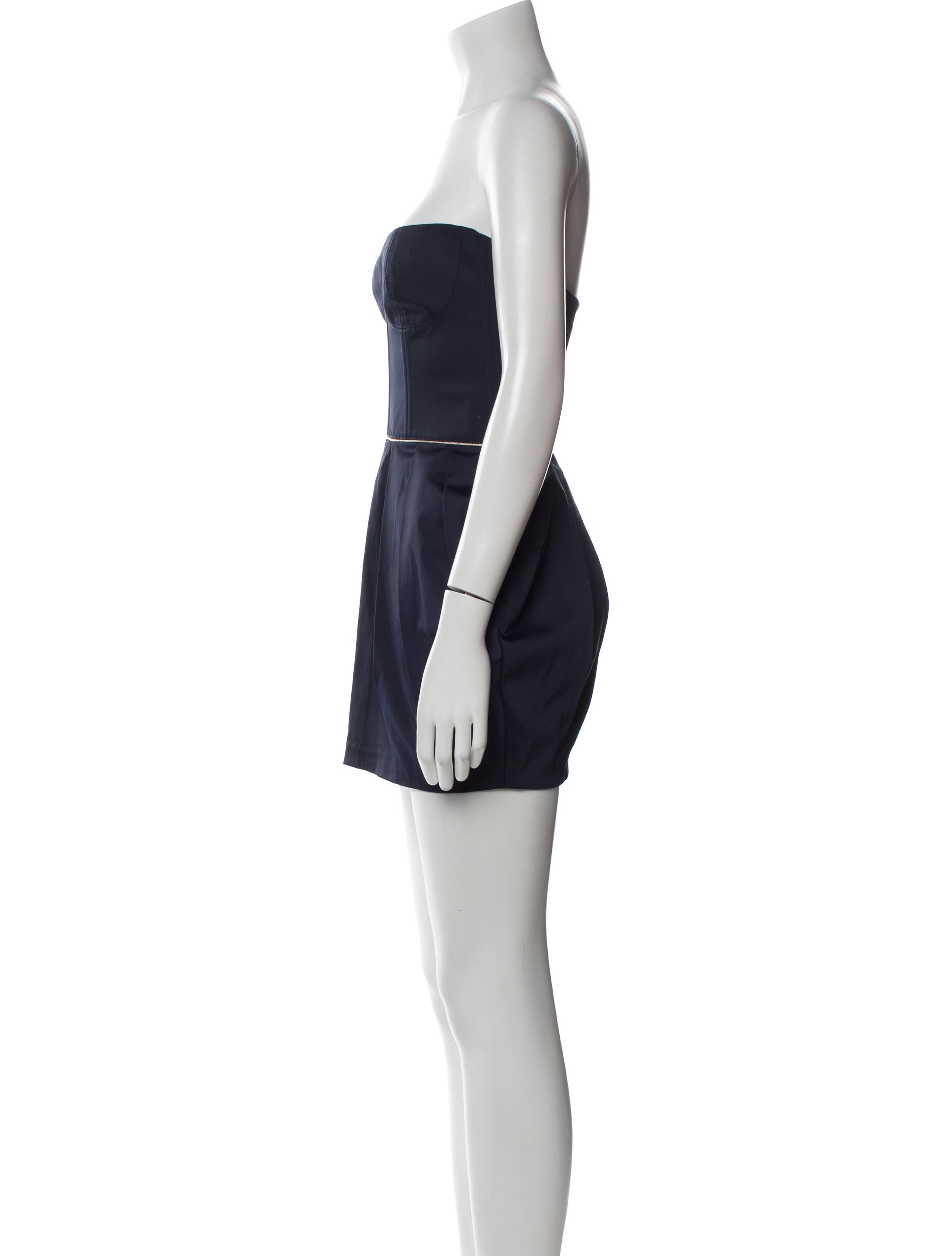 Sandra Weil Strapless Mini Dress