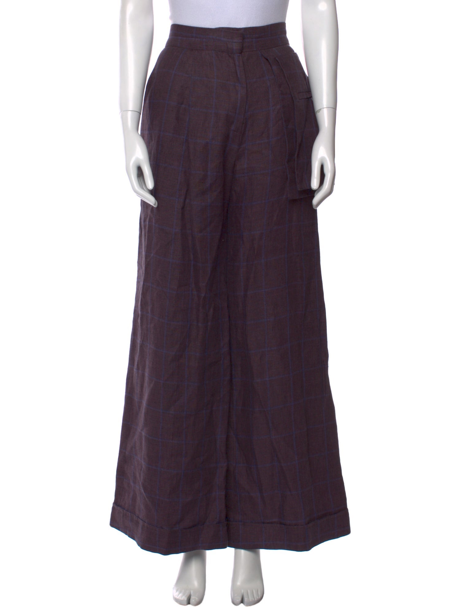 Sandra Weil Linen Wide Leg Pants