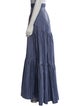 Sandra Weil Ruffle Embellishment Long Skirt