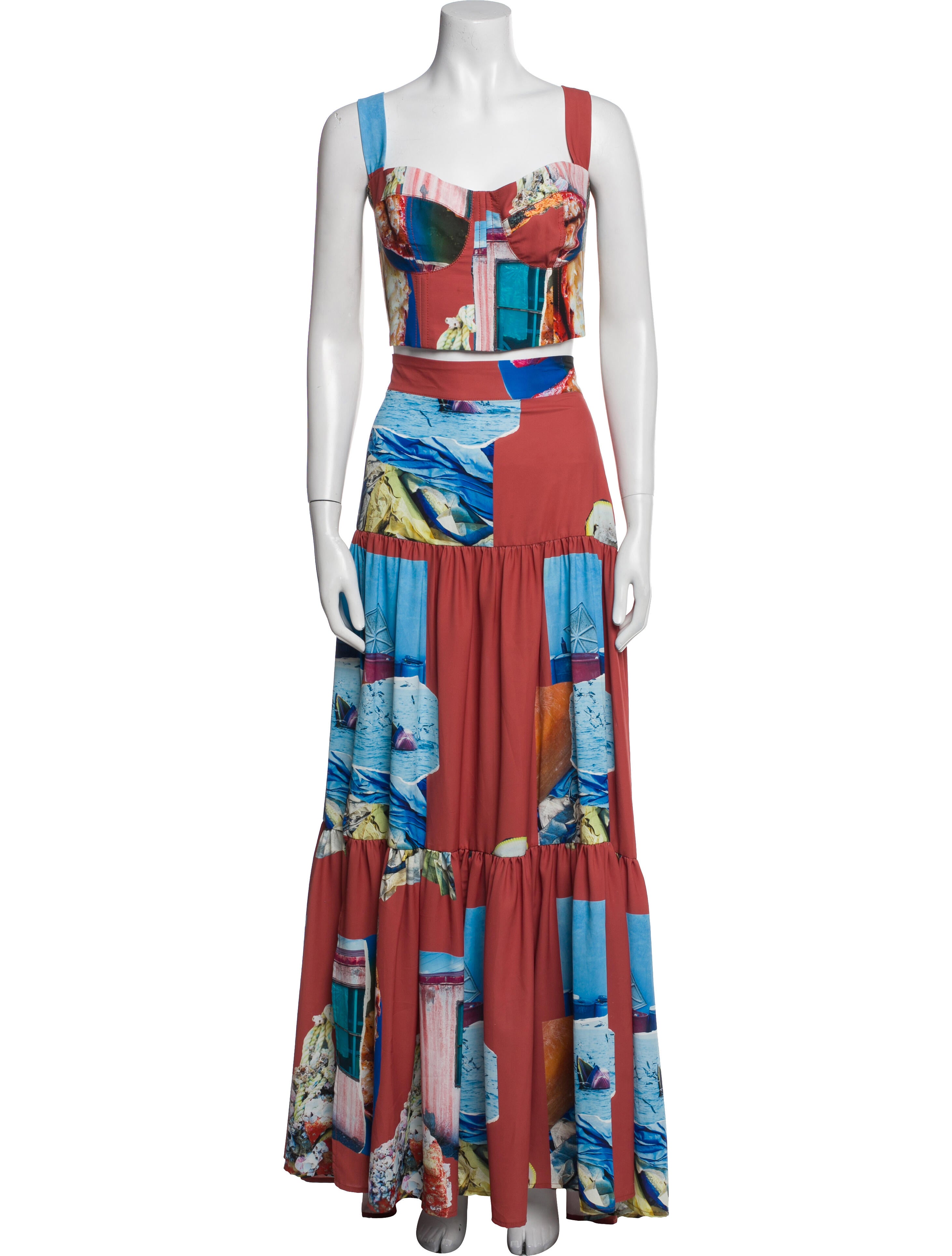Sandra Weil Printed Skirt Set