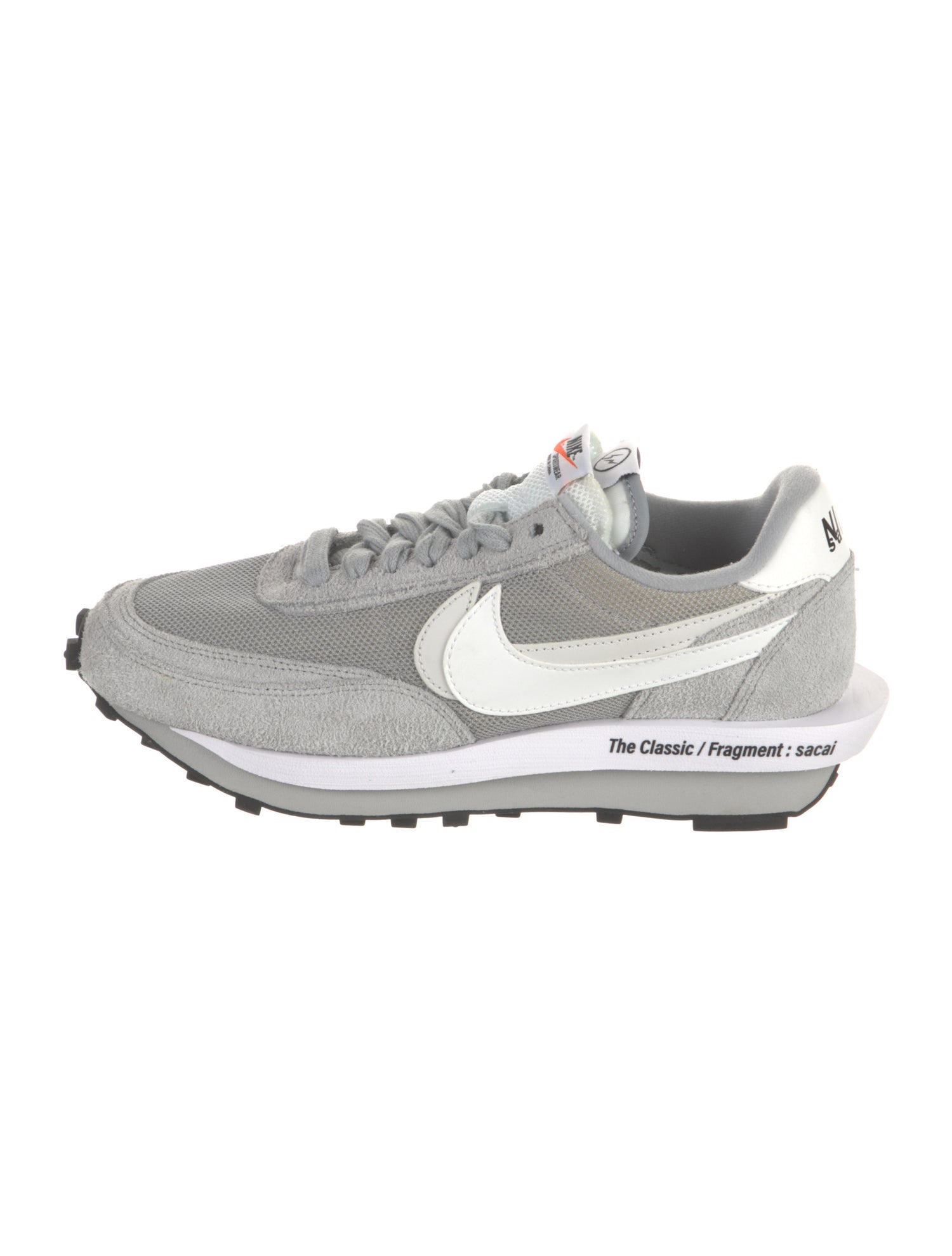 Sacai x Nike x Fragment LD Waffle 'Light Smoke Grey' Sneakers