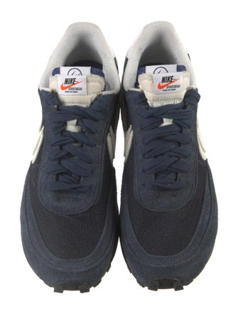 Sacai x Nike x Fragment Colorblock Pattern Athletic Sneakers