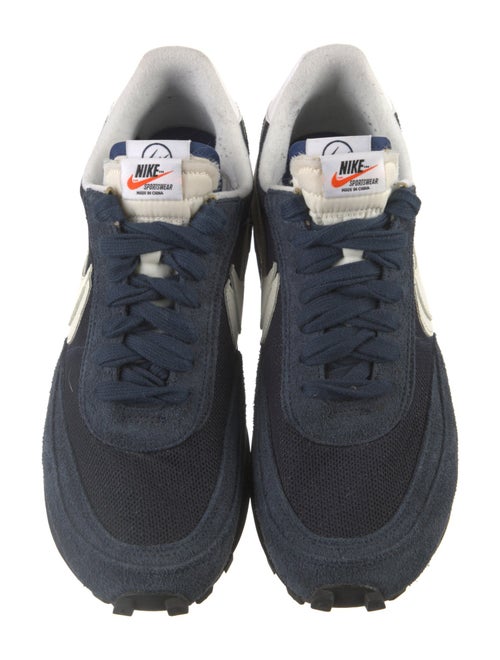 Sacai x Nike x Fragment Colorblock Pattern Athletic Sneakers