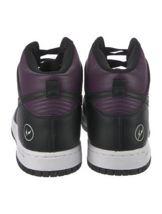 Sacai x Nike x Fragment Leather Colorblock Pattern Sneakers