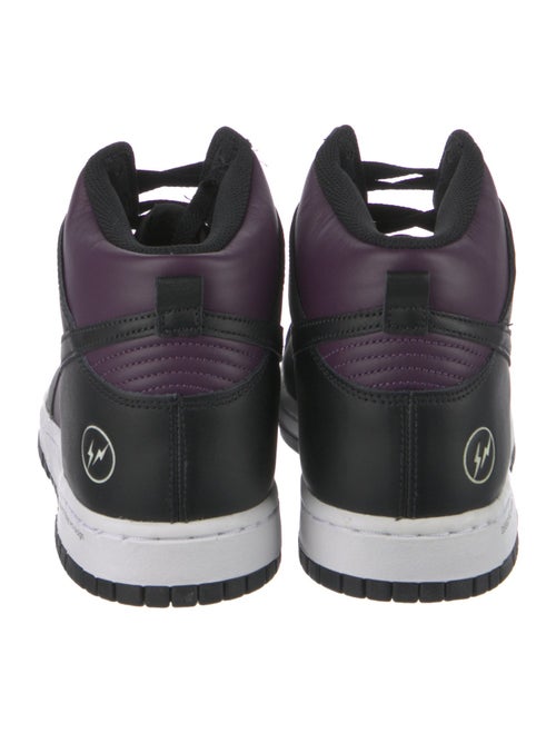 Sacai x Nike x Fragment Leather Colorblock Pattern Sneakers