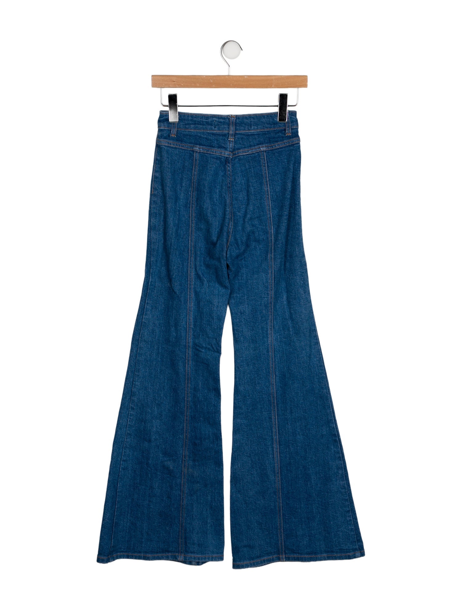 Stoned Immaculate Mid-Rise Wide Leg Jeans