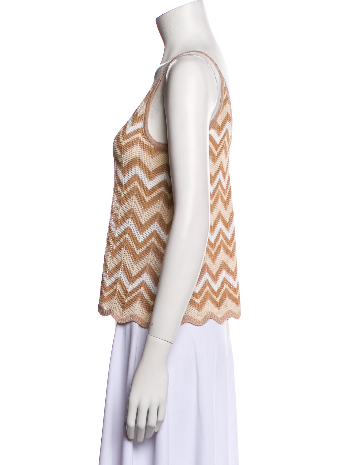 Stoned Immaculate Striped V-Neck Top