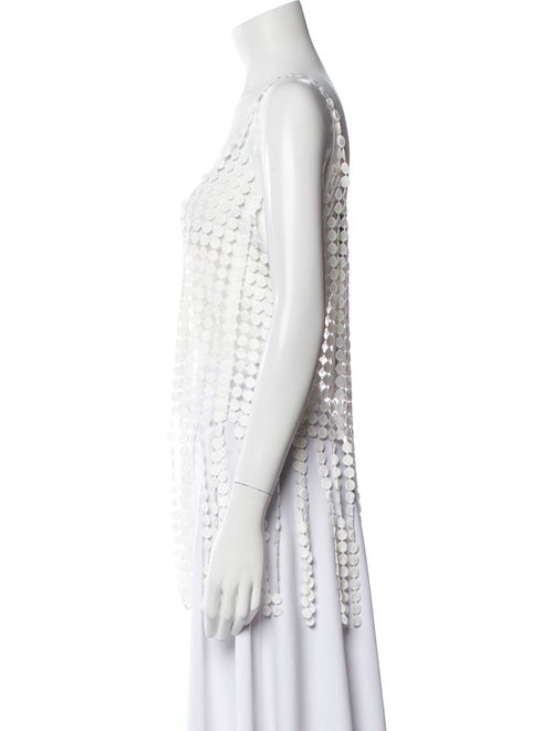 Stoned Immaculate Printed Scoop Neck Top