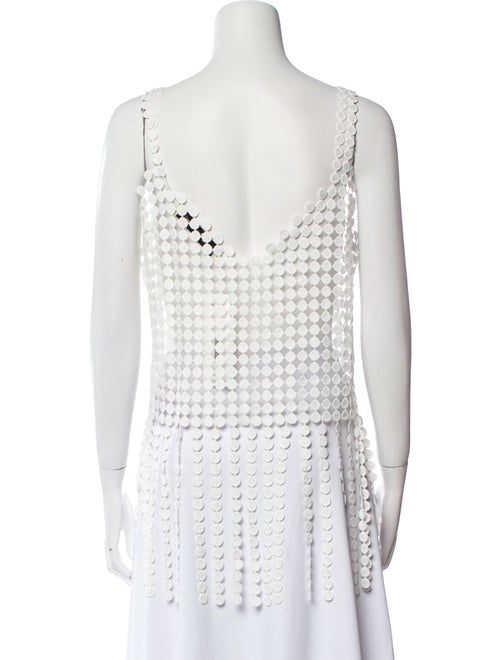 Stoned Immaculate Printed Scoop Neck Top