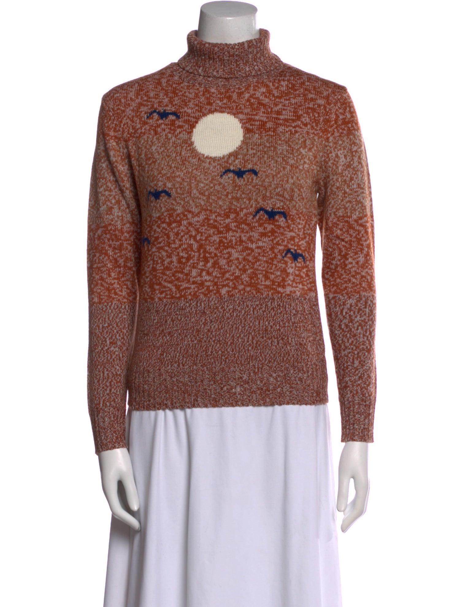 Stoned Immaculate Printed Turtleneck Sweater