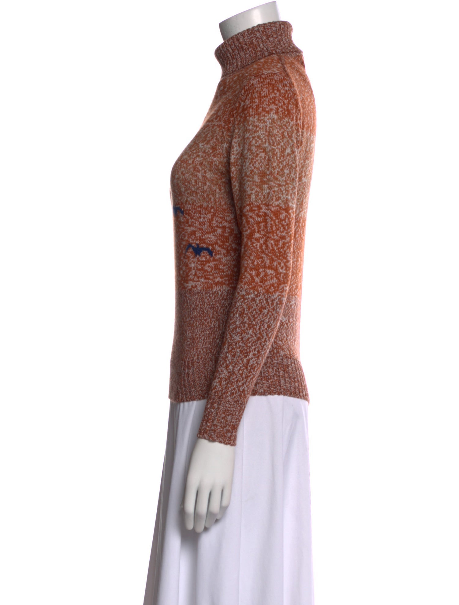 Stoned Immaculate Printed Turtleneck Sweater