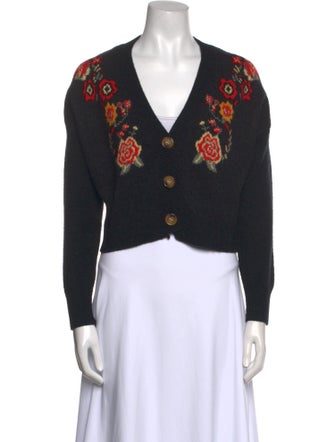 Stoned Immaculate Printed V-Neck Sweater