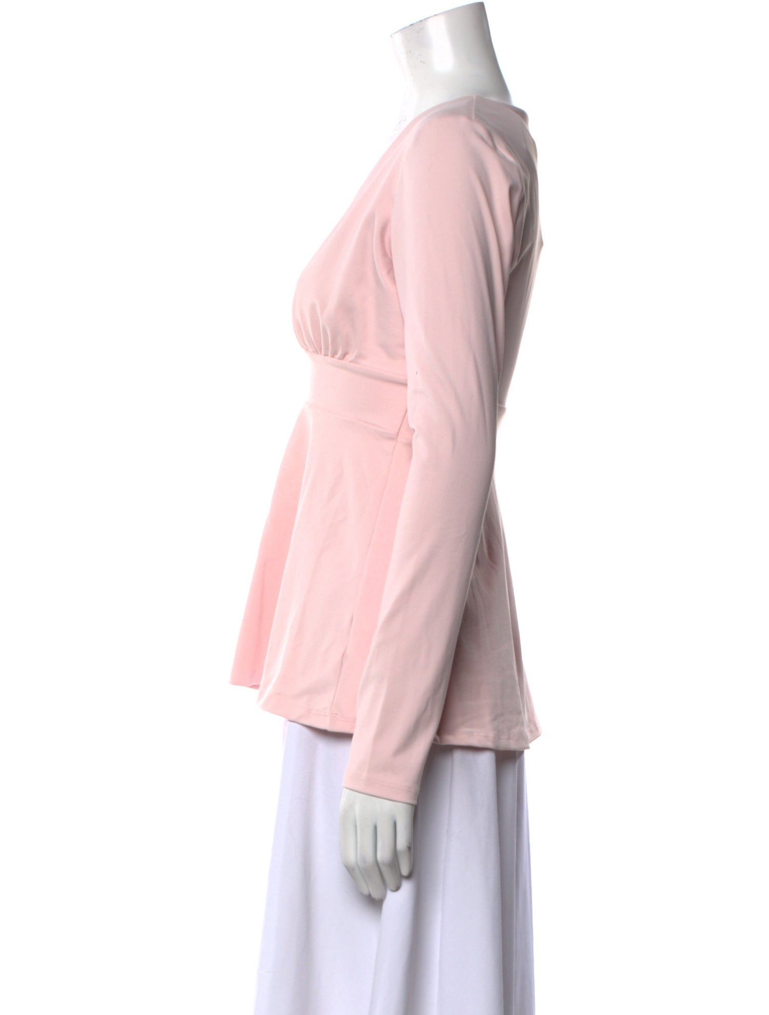 Susana Monaco V-Neck Long Sleeve Blouse