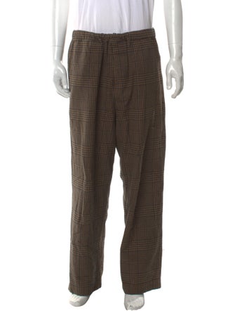 Snow Peak Plaid Print Pants