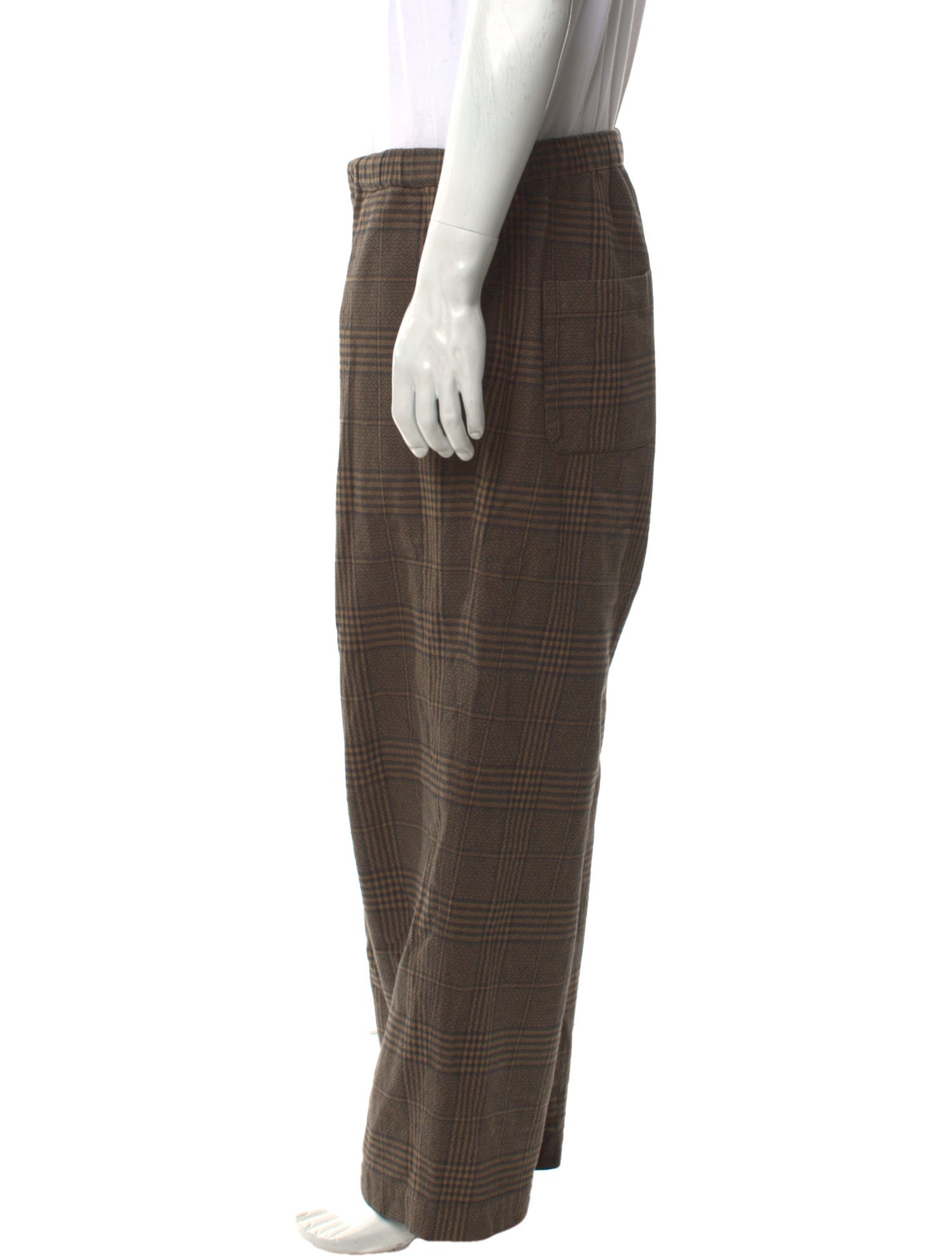 Snow Peak Plaid Print Pants