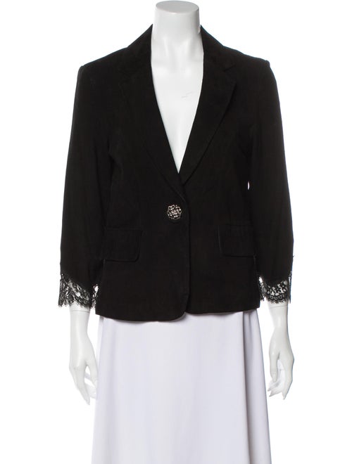 Siena Studio Leather Blazer Black