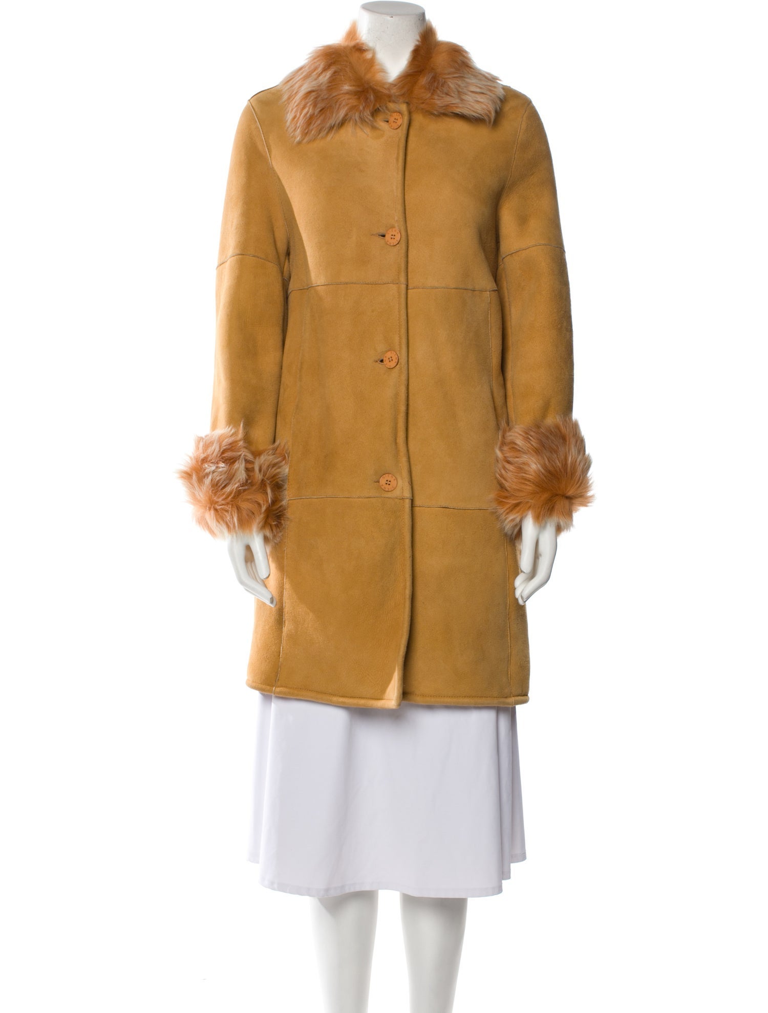Siena Studio Shearling Leather Coat