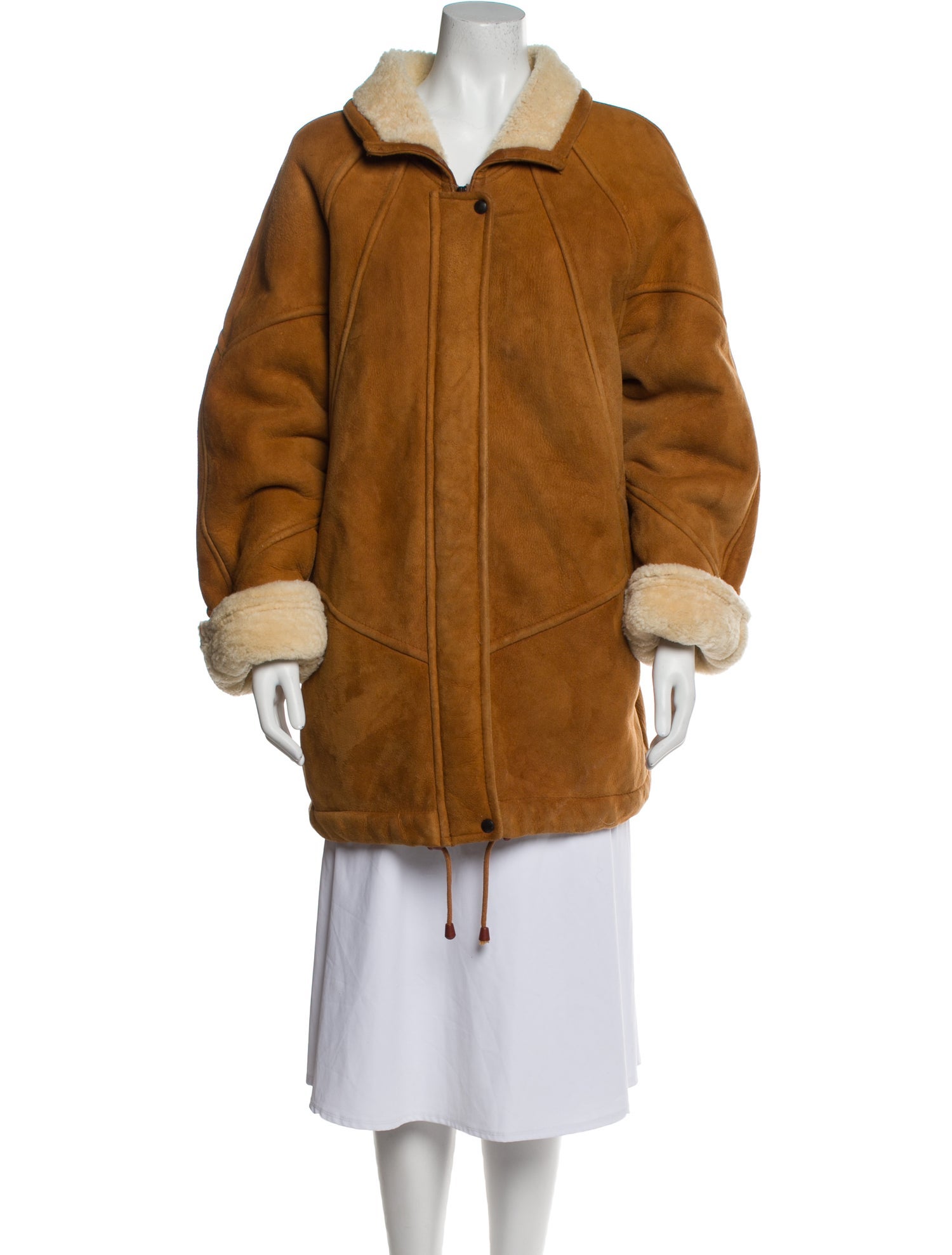 Siena Studio Leather Faux Fur Coat