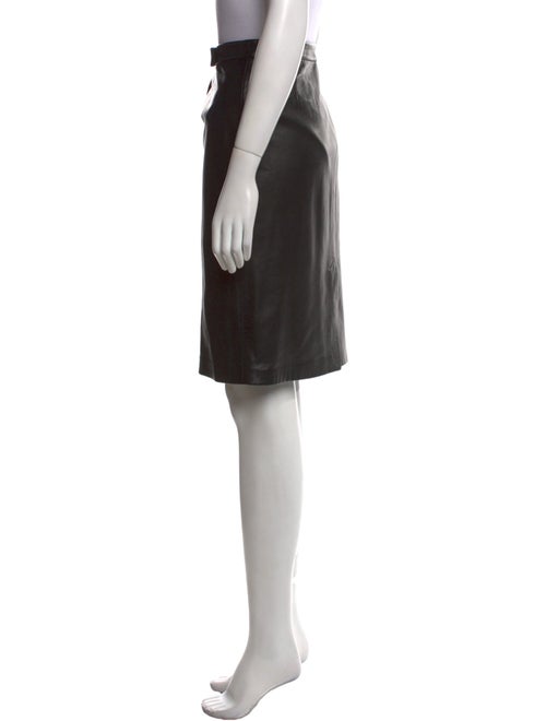 Siena Studio Leather Knee-Length Skirt