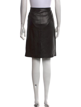 Siena Studio Leather Knee-Length Skirt