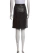 Siena Studio Leather Knee-Length Skirt