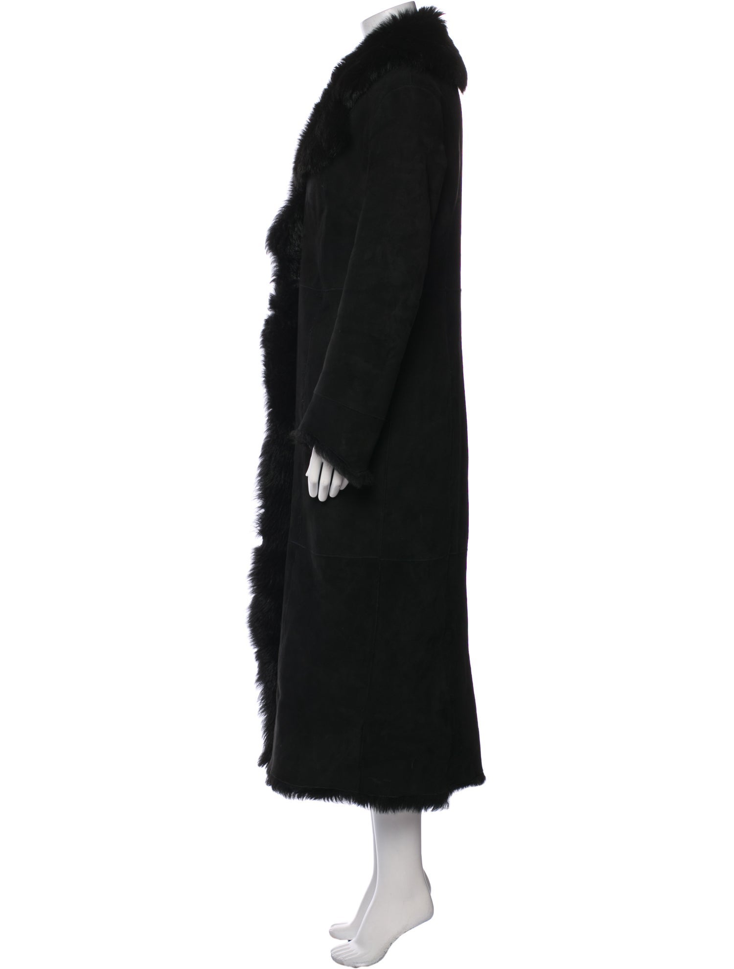 Santacroce Leather Faux Fur Coat