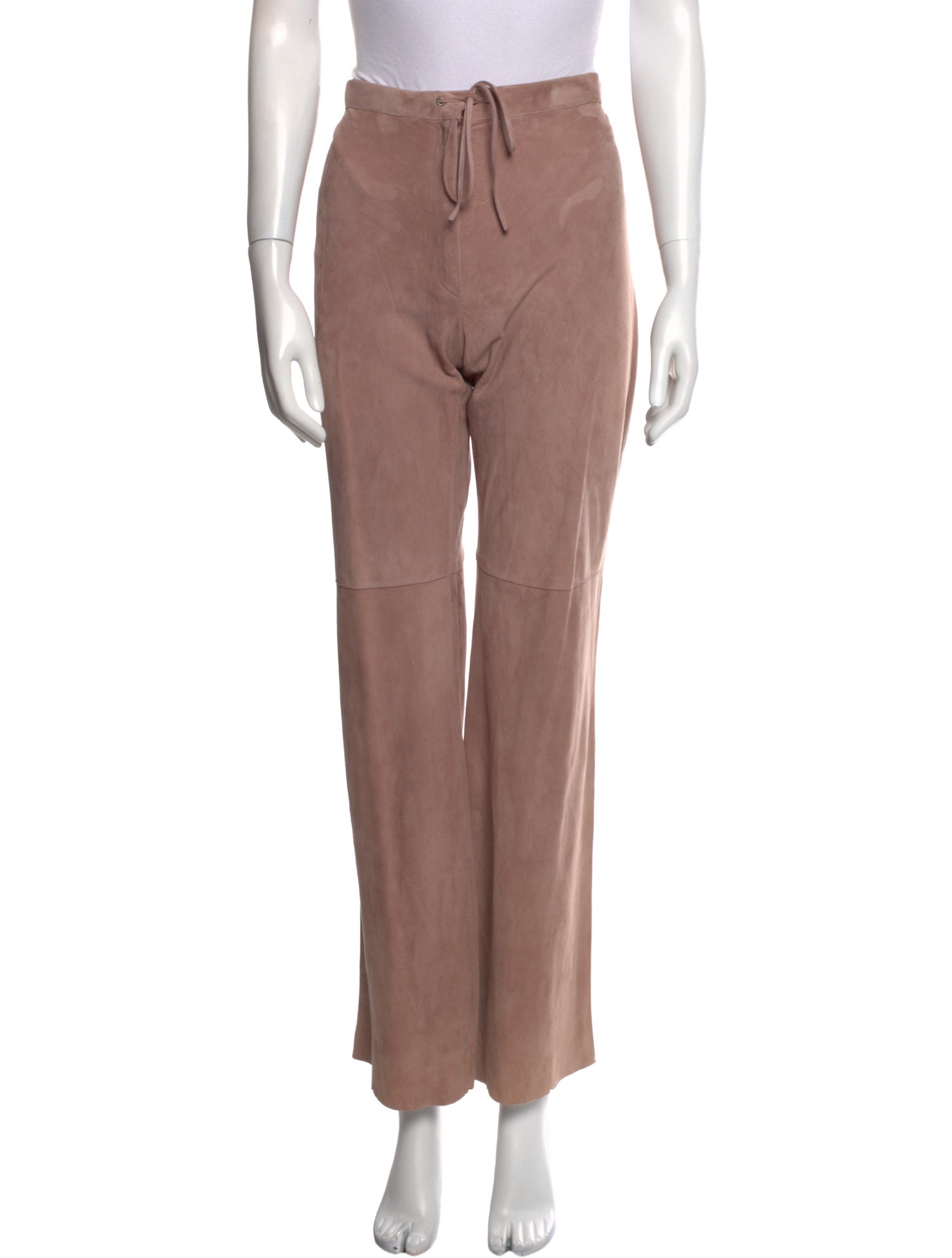 Santacroce Leather Wide Leg Pants