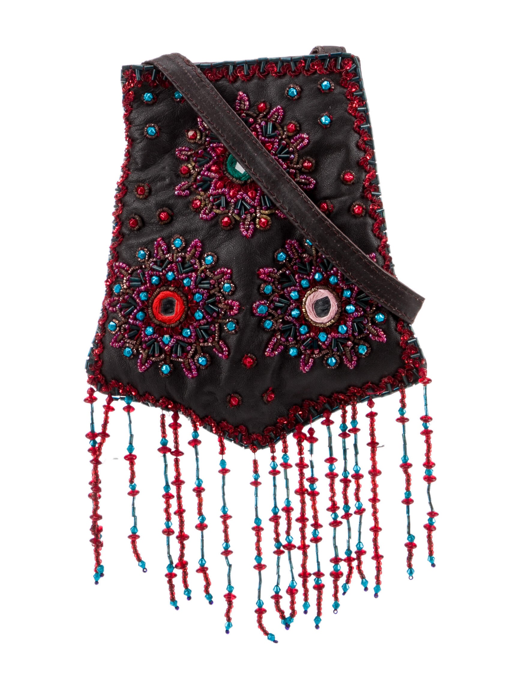 Santi Leather Evening Bag