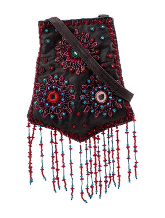 Santi Leather Evening Bag