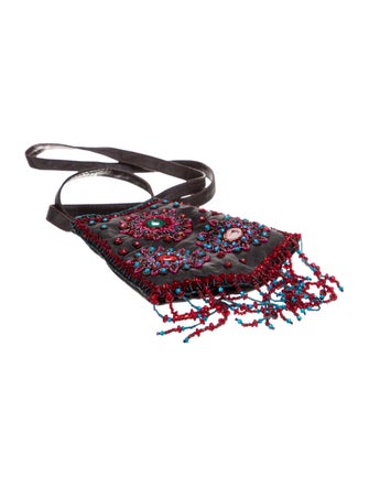 Santi Leather Evening Bag