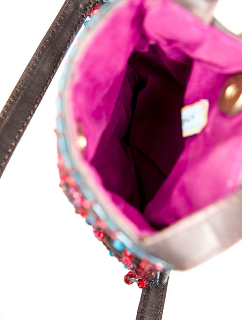 Santi Leather Evening Bag