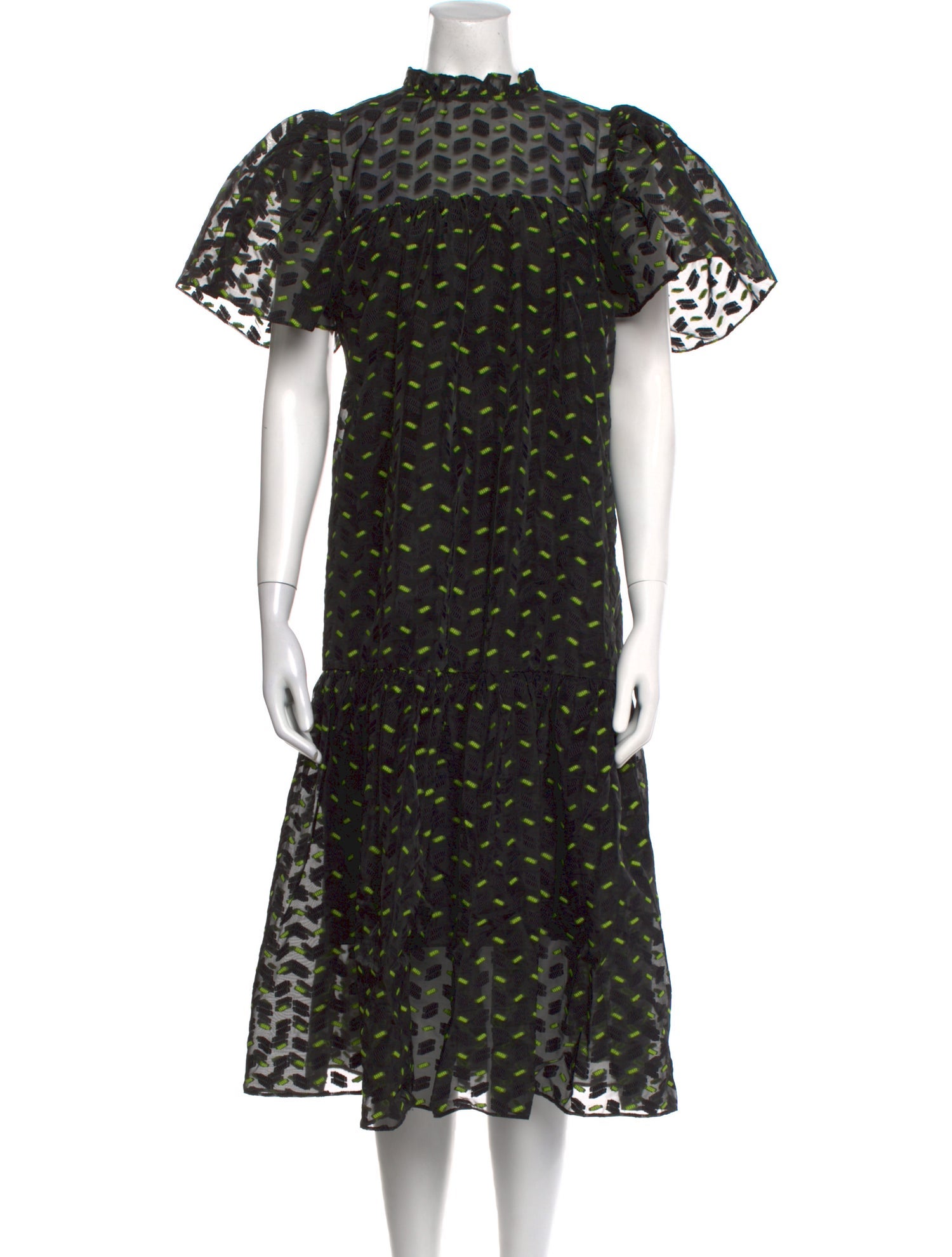 Stella Nova Printed Midi Length Dress w/ Tags