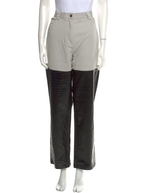 Stella Nova Colorblock Pattern Straight Leg Pants