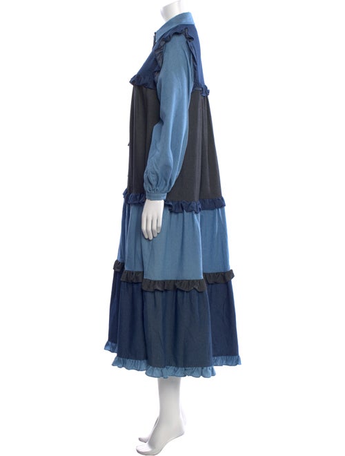 Stella Nova Colorblock Pattern Long Dress