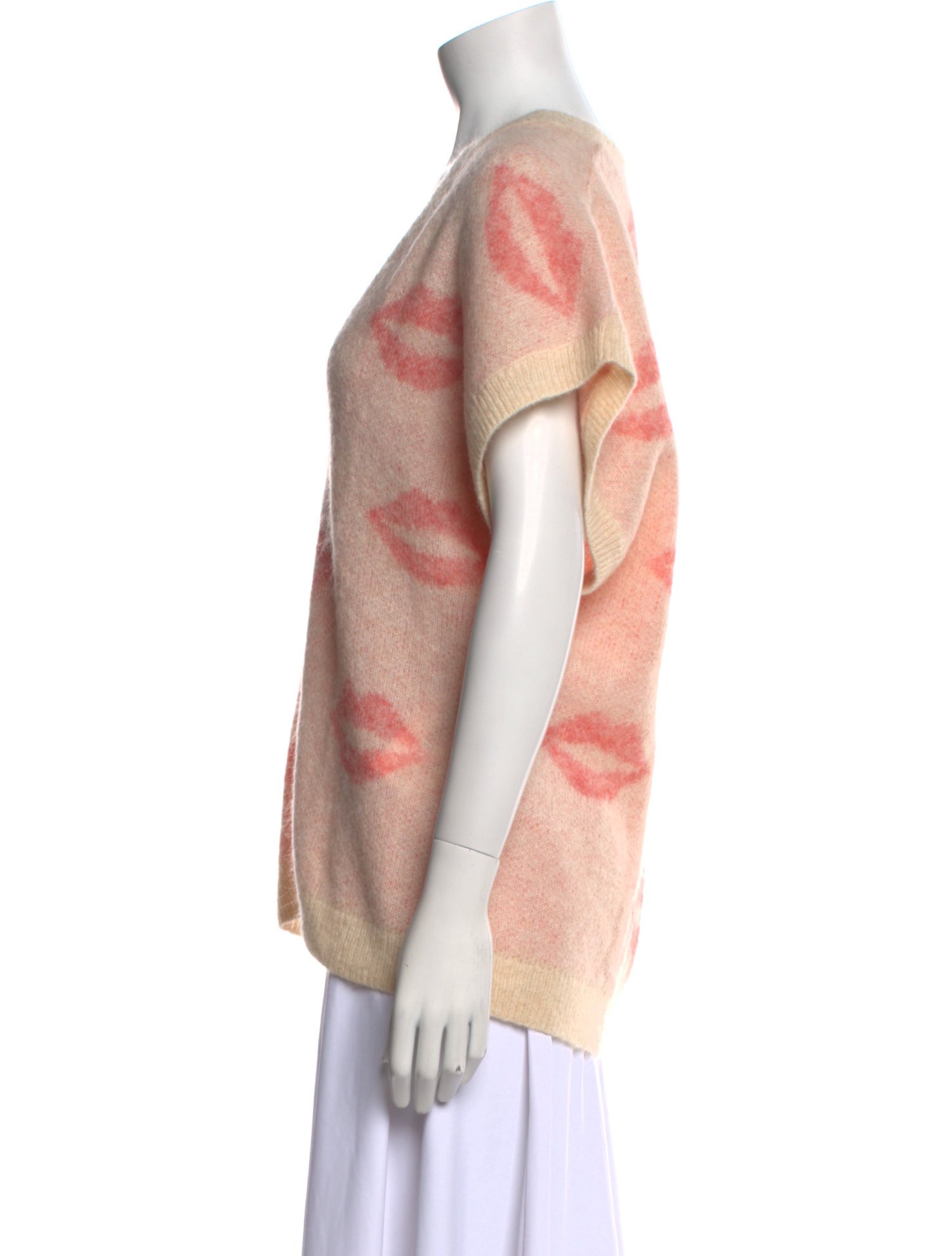 Stella Nova Printed V-Neck Sweater